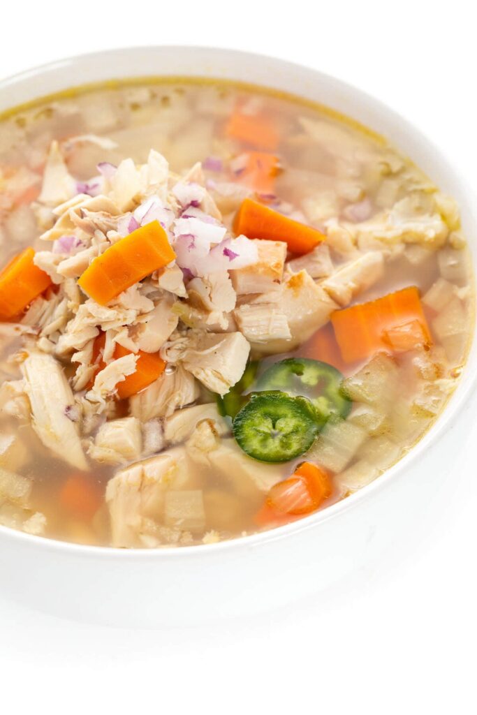 Slow Cooker Caldo de Pollo by Liz Della Croce - FoodSocial