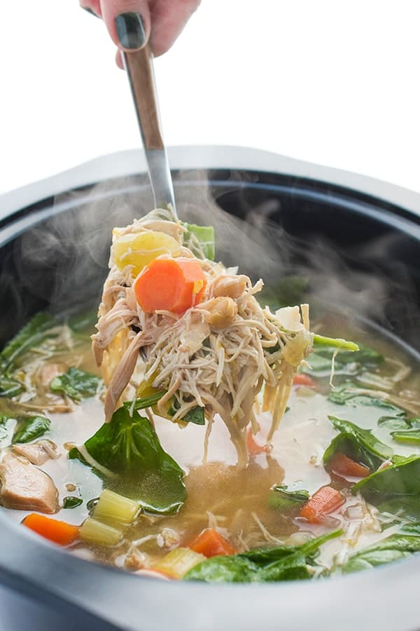 Slow Cooker Chicken Soup by Liz Della Croce - FoodSocial