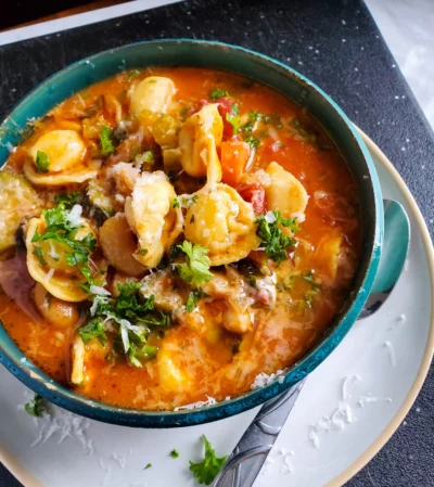 Tortellini White Bean Soup