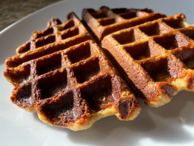 Gluten Free, Vegan, Protein Waffles