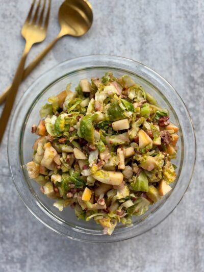 Warm Brussels Sprout Salad