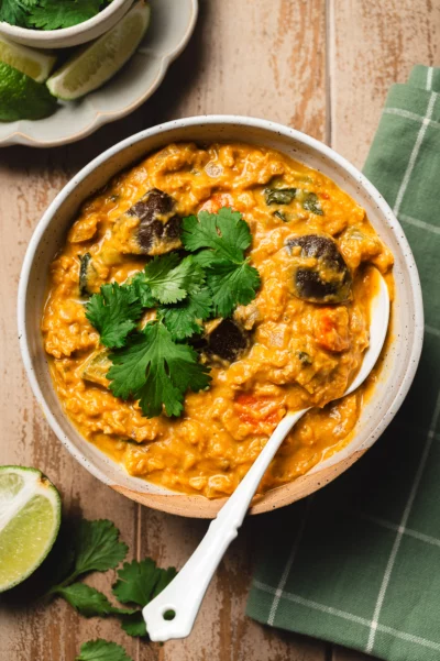 Red Lentil Pumpkin Peanut Curry