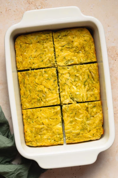 Vegan Zucchini Slice (Gluten-Free)