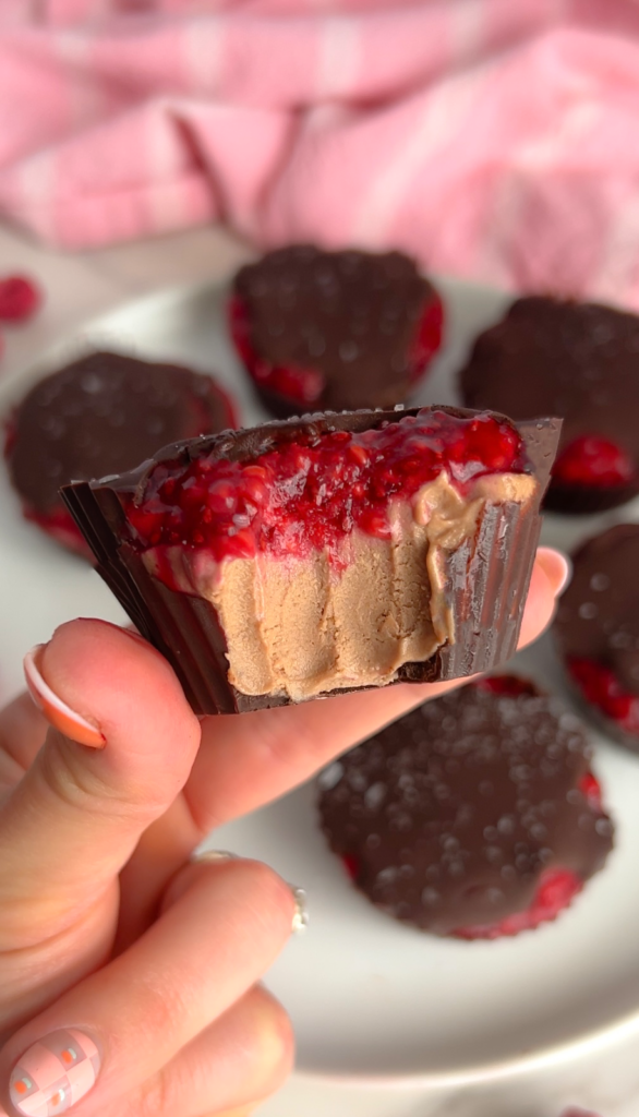 Chocolate Raspberry Mousse Cups by colleenshealthylife - FoodSocial