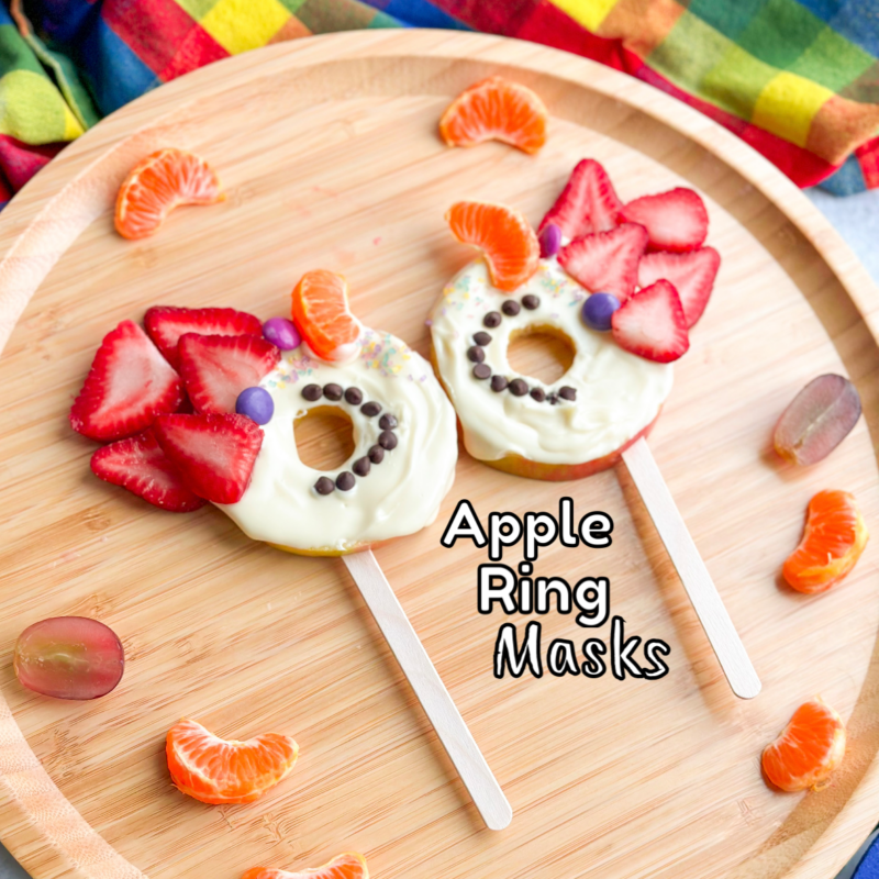 Apple Ring Masks by LivLaughCook - FoodSocial