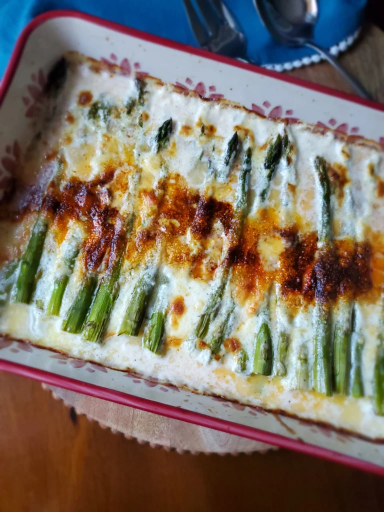 Asparagus au Gratin by Debbie Kotchey - FoodSocial