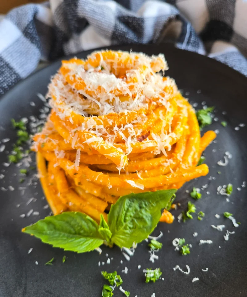 Creamy Tomato Bucatini by the_happy_veg - FoodSocial