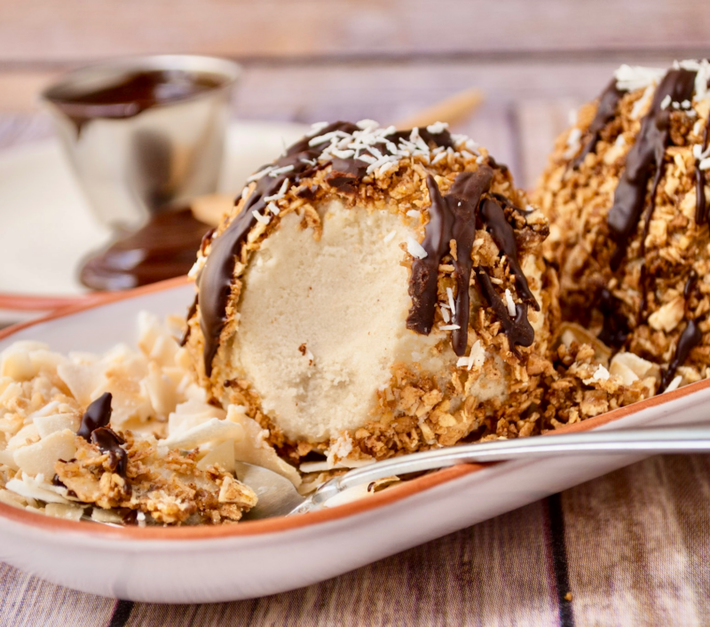 Fried Ice Cream (Paleo) by Back Porch Paleo - FoodSocial