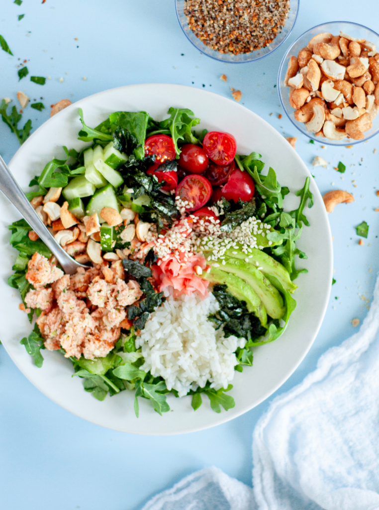 Spicy Salmon Power Bowl by Caked By Katie - FoodSocial