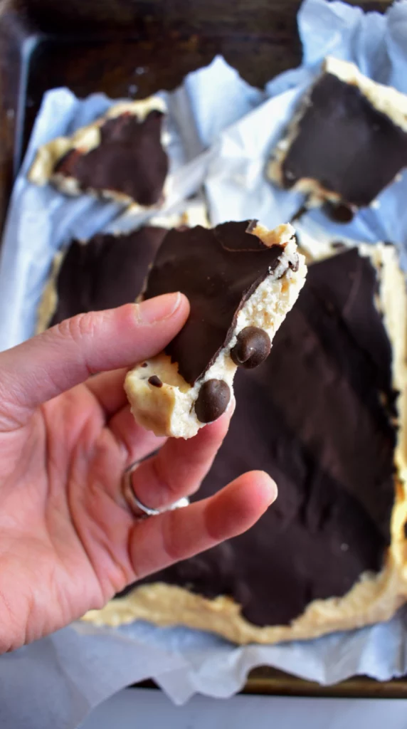 Protein Cookie Dough Bark by joyfuleatsnbeats - FoodSocial