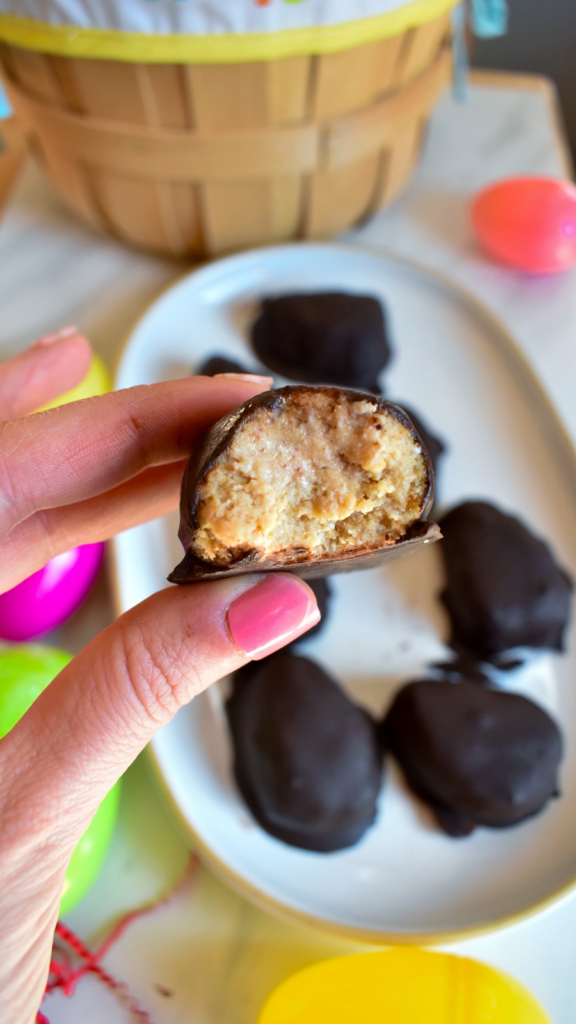 Reeses’s Eggs Copycat (with cottage cheese!) by joyfuleatsnbeats - FoodSocial