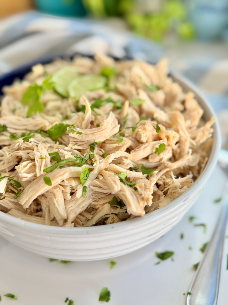 Tomatillo Chicken, Shredded by Back Porch Paleo - FoodSocial
