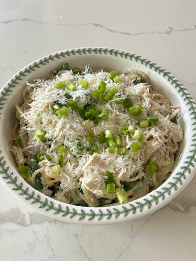 Turkey Tetrazzini (Gluten free)