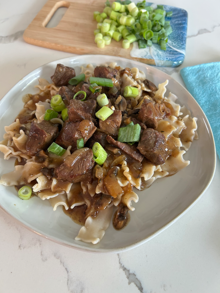 Gluten free Beef Stroganoff by Aloha Healthy Eats - FoodSocial