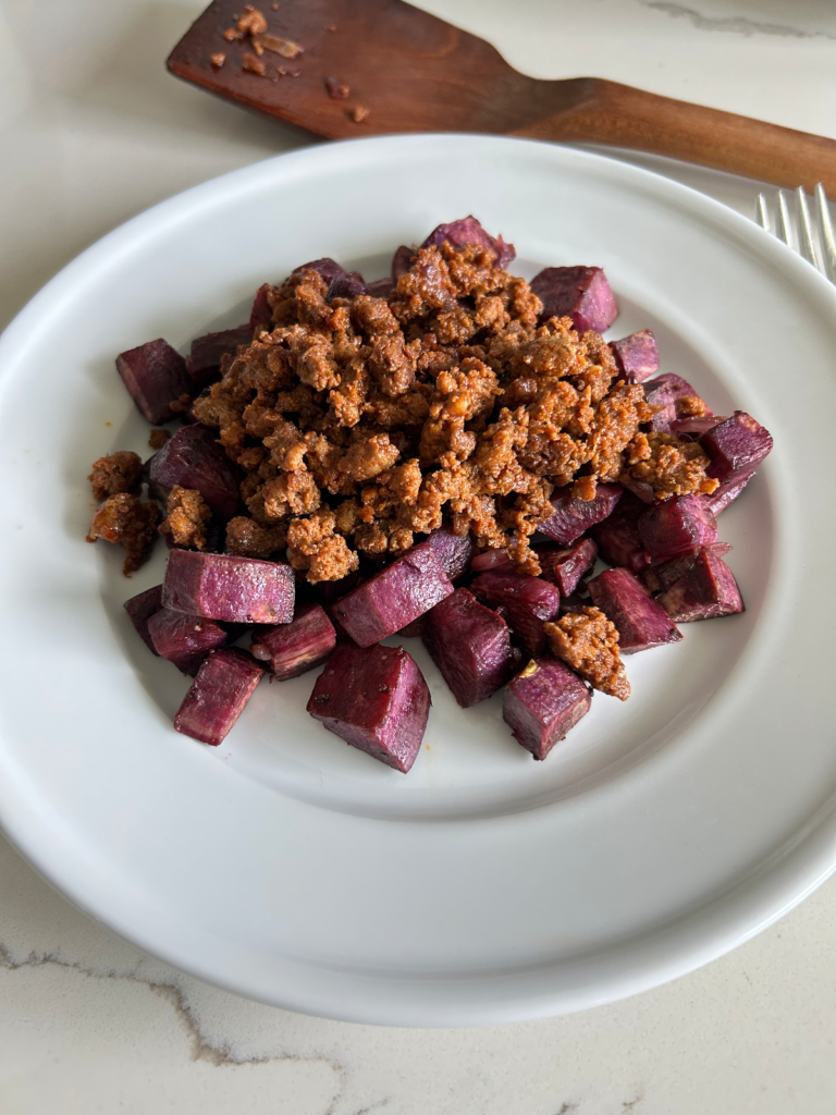 Chorizo and Sweet Potato Hash by Aloha Healthy Eats - FoodSocial