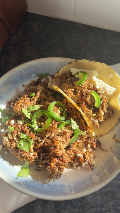 Machaca con Huevos (Shredded Beef & Eggs)