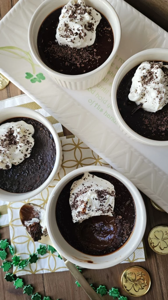 Chocolate Mint Pots de Crème by Debbie Kotchey - FoodSocial