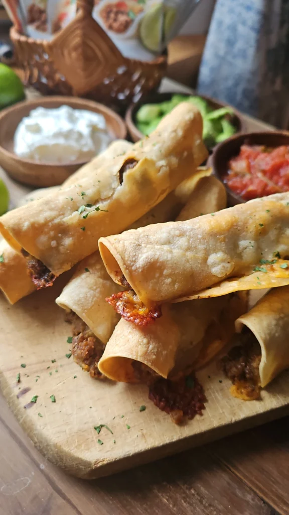 Crispy Baked Beef Taquitos – Easy & Low-Carb by Debbie Kotchey - FoodSocial
