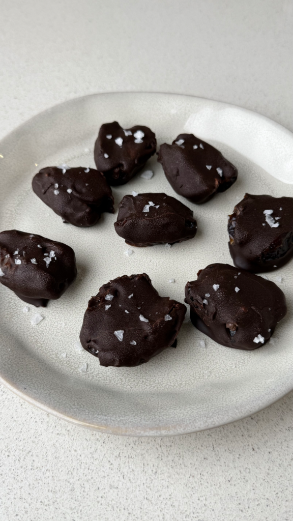 double chocolate stuffed dates by Chenoa Hill - FoodSocial