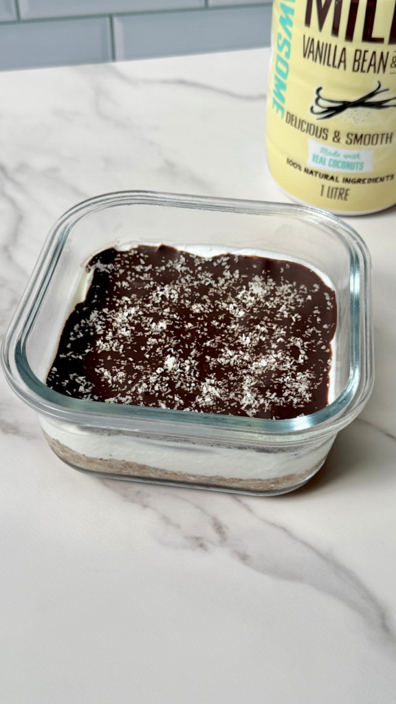 Chocolate Bounty Overnight Weetbix by Chenoa Hill - FoodSocial