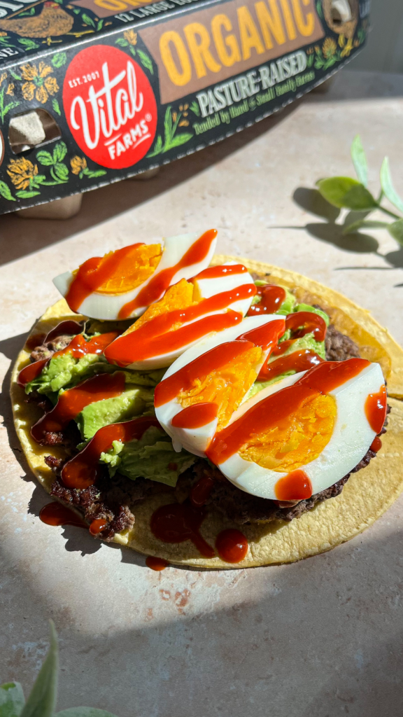 Smash Burger Breakfast Tacos by Lisa Lipari - FoodSocial