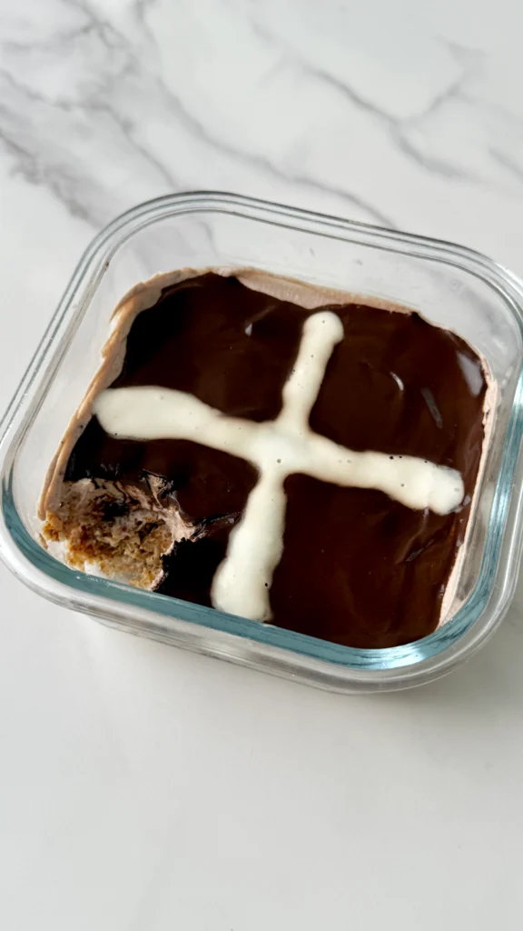 Chocolate Hot Cross Bun Overnight Weetbix by Chenoa Hill - FoodSocial