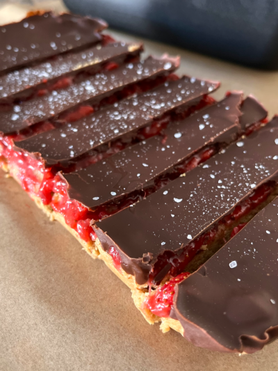 Peanut Butter and Jelly Protein Bars