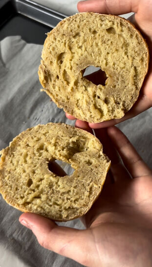 Einkorn Greek Yogurt Bagel