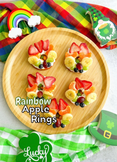 Rainbow Apple Rings