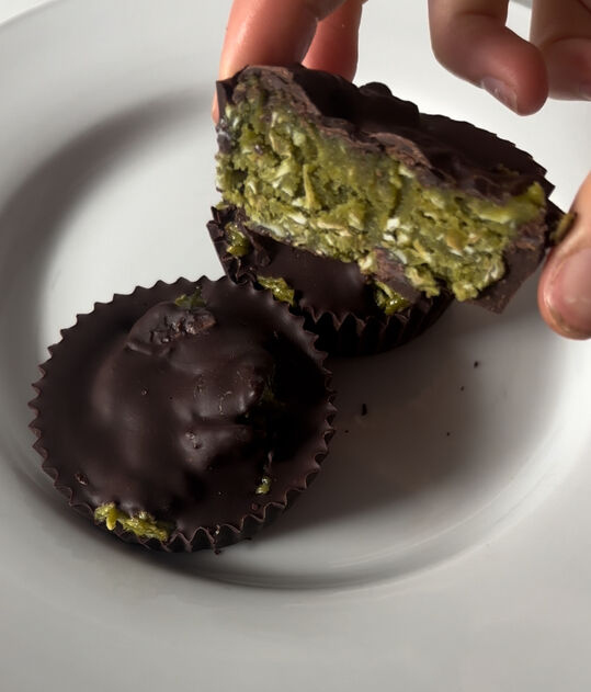 Toasted Coconut Matcha Chocolate Cups by naturallynourishedwitholivia - FoodSocial