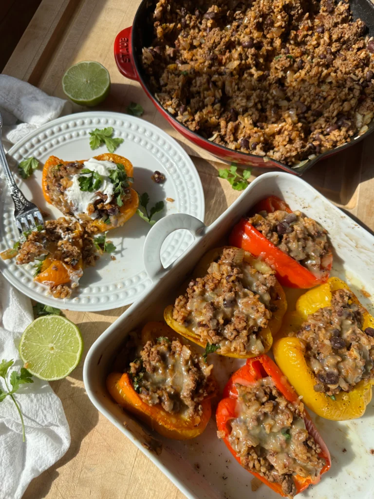 Mexican Stuffed Peppers by Goodness With G - FoodSocial