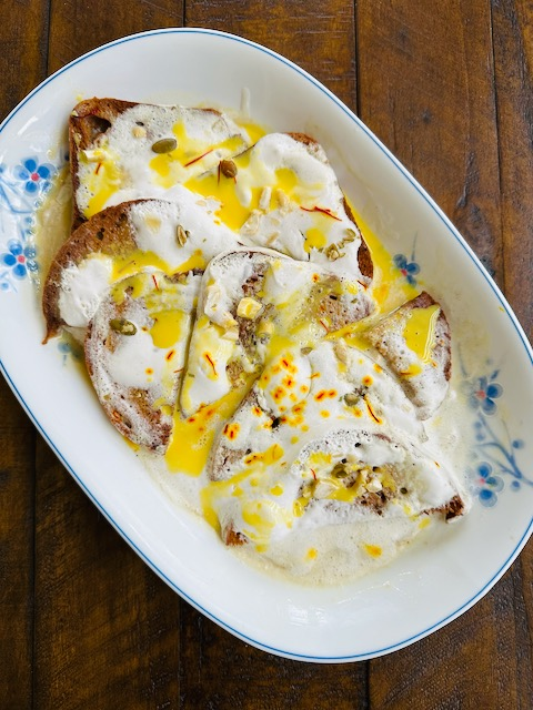 Shahi Tukda || Indian Bread Pudding (Gluten Free, Dairy Free) by Cook2Nourish - FoodSocial