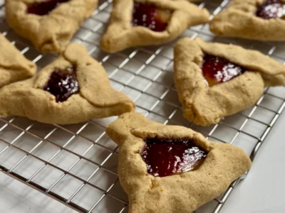 Lemon Raspberry Hamantaschen