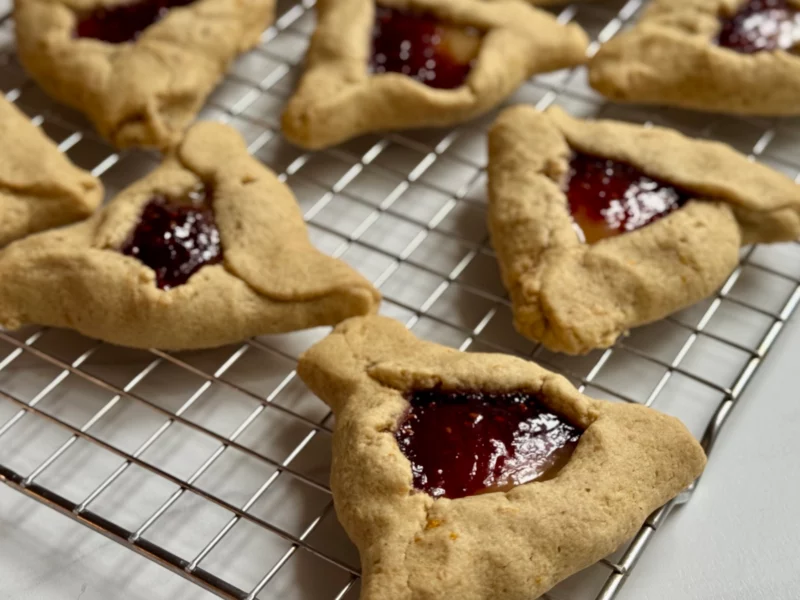 Lemon Raspberry Hamantaschen by glassofweinstein - FoodSocial