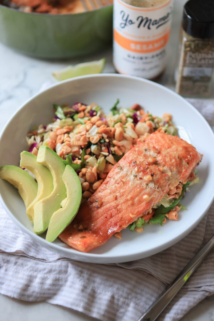 Sesame Salmon Salad by Primal Palate - FoodSocial