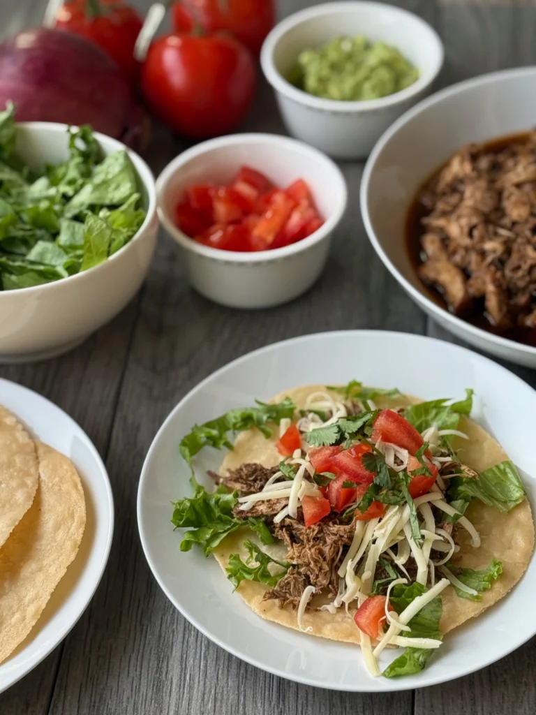 Slow Cooker Chicken Tostadas by Readyprepheal - FoodSocial