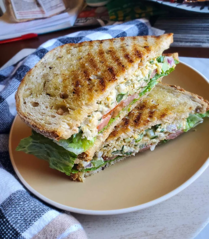 Smashed Chickpea Salad Sammies by the_happy_veg - FoodSocial