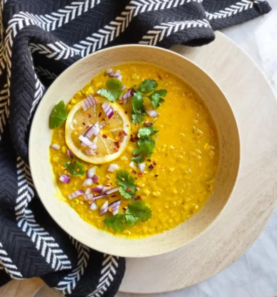 Spicy Turmeric Lentil Soup