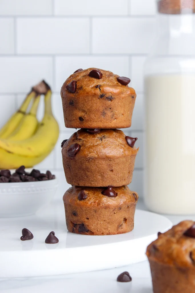 Vegan Banana Chocolate Chip Muffins by Chloe's Creative Kitchen - FoodSocial