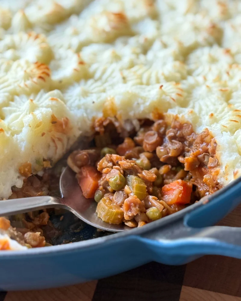 Vegetarian Lentil Cottage Pie by Reed Dunn - FoodSocial