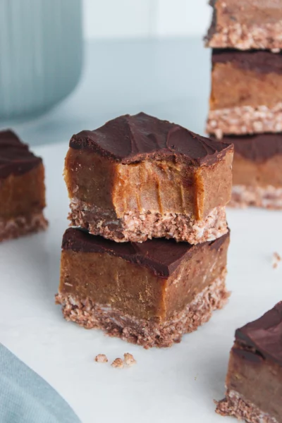 Double Chocolate Caramel Slice