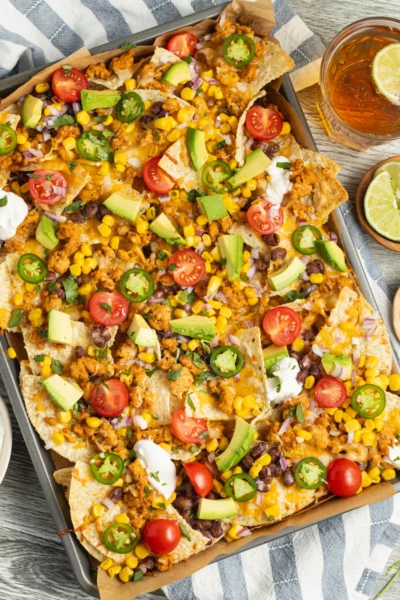 Healthy Nachos with Chicken