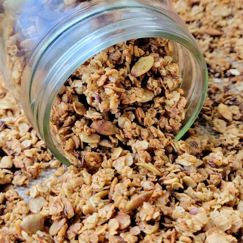 Homemade Maple Cinnamon Granola by Thrivingglutenfree - FoodSocial