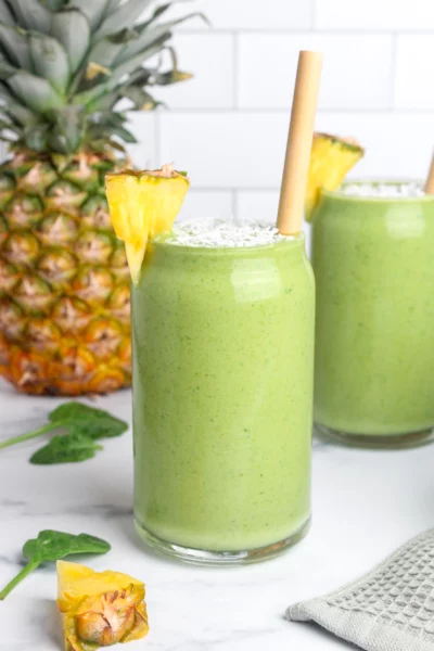 Pineapple Protein Green Smoothie