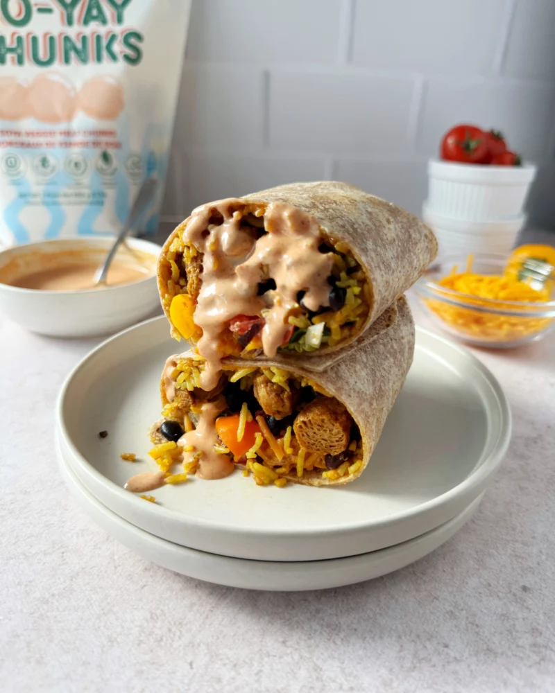 Ultimate High Protein Vegan Burrito by Riri's Recipes - FoodSocial