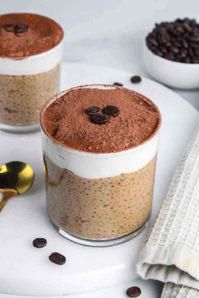 Tiramisu Chia Pudding by Chloe's Creative Kitchen - FoodSocial