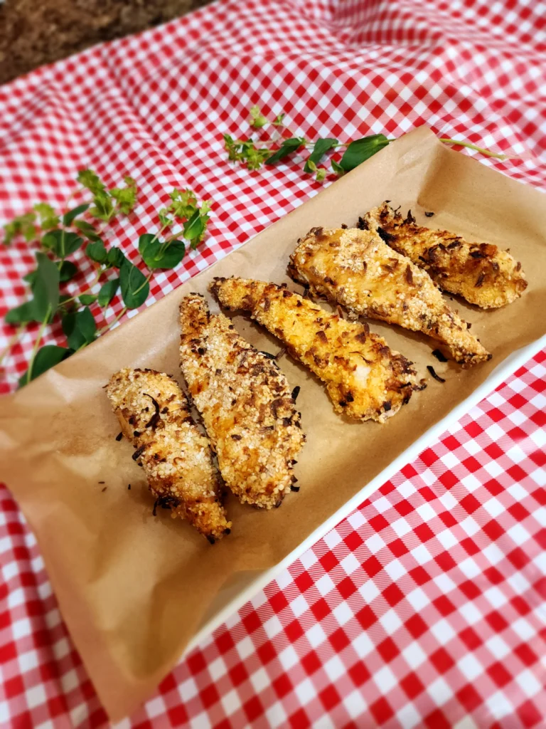 Coconut chicken tenders (gf) by Wheresxthexfood - FoodSocial