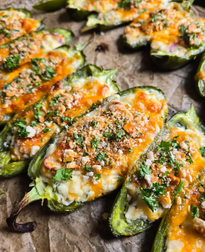 Cheesy Baked Jalapeno Poppers by the_happy_veg - FoodSocial