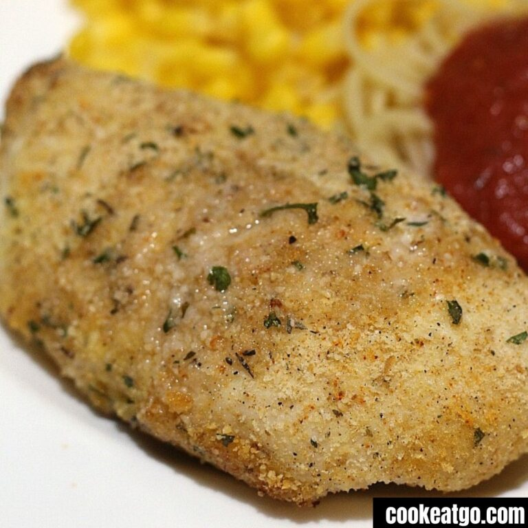 4 Ingredient Chicken Parm Baked by cookeatgo - FoodSocial