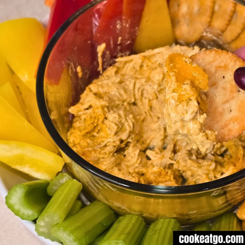 High Protein Buffalo Chicken Dip! by cookeatgo - FoodSocial